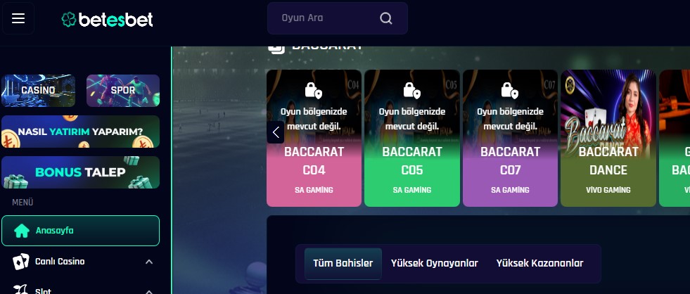 Betesbet Canlı Destek